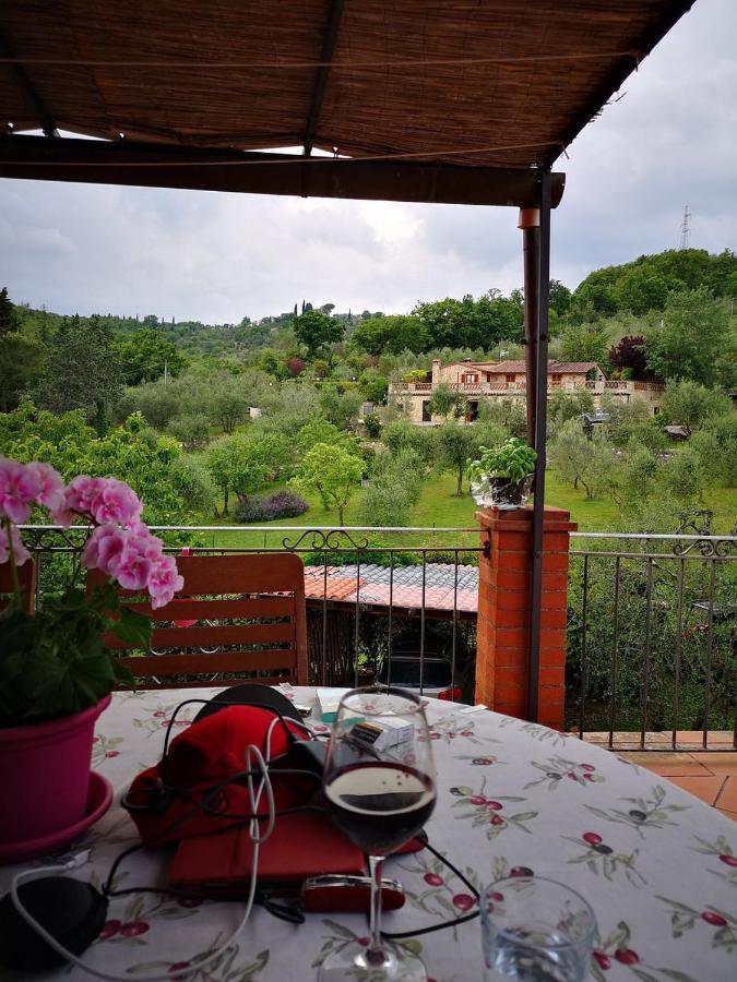 Apartmán "La Casa Di Maria Luce" Con Terrazza Panoramica Gaiole in Chianti Exteriér fotografie
